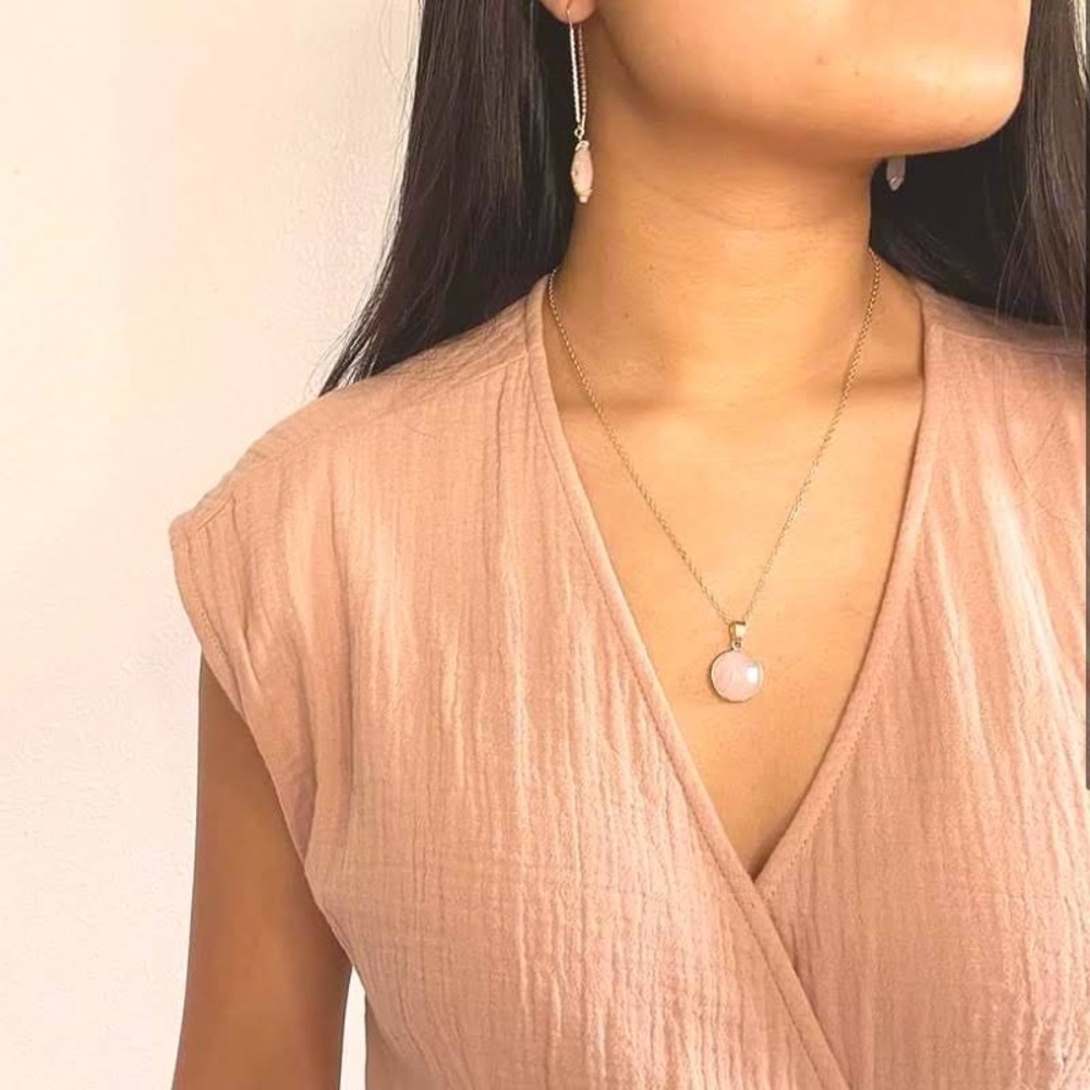 NWT Sanctuary Project Rose Serenity Necklace - Picture 1 of 4